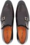 Santoni leather monk shoes Brown - Thumbnail 4