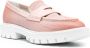 Santoni leather penny loafer Pink - Thumbnail 2