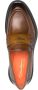 Santoni leather penny loafers Brown - Thumbnail 4