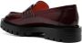 Santoni leather penny loafers Red - Thumbnail 3