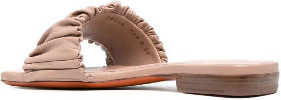 Santoni leather sandals Pink
