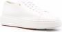 Santoni low-top leather sneakers White - Thumbnail 2