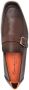 Santoni monk strap loafers Brown - Thumbnail 4