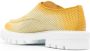 Santoni ombré perforated-leather loafers Yellow - Thumbnail 3