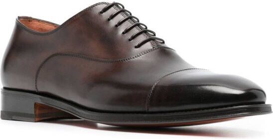 Santoni Oxford shoes Brown