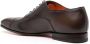 Santoni panelled leather derby shoes Brown - Thumbnail 3