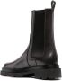 Santoni patent-finish chelsea boots Grey - Thumbnail 3