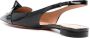 Santoni patent-leather sling-back shoes Black - Thumbnail 3