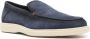 Santoni pebbled suede loafers Blue - Thumbnail 2