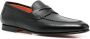 Santoni Penny leather loafers Black - Thumbnail 2