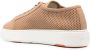 Santoni perforated-design leather sneakers Neutrals - Thumbnail 3