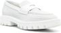 Santoni perforated penny loafers White - Thumbnail 2