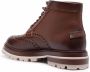 Santoni Polacco brogue ankle boots Brown - Thumbnail 3