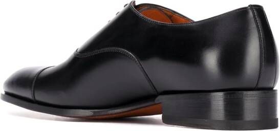 Santoni polished Oxford shoes Black