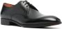 Santoni round-toe leather Oxford shoes Black - Thumbnail 2
