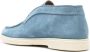 Santoni round-toe suede loafers Blue - Thumbnail 2