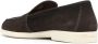 Santoni round-toe suede loafers Brown - Thumbnail 3