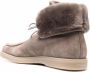 Santoni shearling-lined ankle boots Neutrals - Thumbnail 3