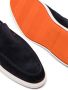 Santoni slip-on leather loafers Blue - Thumbnail 2