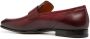 Santoni slip-on leather loafers Red - Thumbnail 3