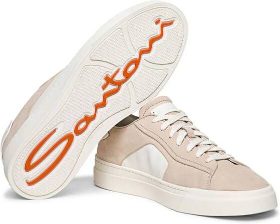 Santoni Sneak-Air two-tone sneakers Neutrals