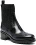 Santoni sock-style ankle boots Black - Thumbnail 2