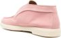 Santoni suede ankle loafers Pink - Thumbnail 3