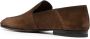 Santoni suede leather loafers Brown - Thumbnail 3