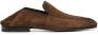 Santoni suede leather loafers Brown - Thumbnail 5