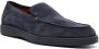 Santoni suede round-toe loafers Blue - Thumbnail 2