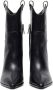 Santoni Western-style leather ankle boots Black - Thumbnail 4