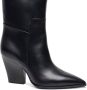Santoni Western-style leather ankle boots Black - Thumbnail 5