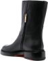 Santoni zip-up leather ankle boots Black - Thumbnail 3