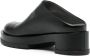 SAPIO low-heel leather mules Black - Thumbnail 3