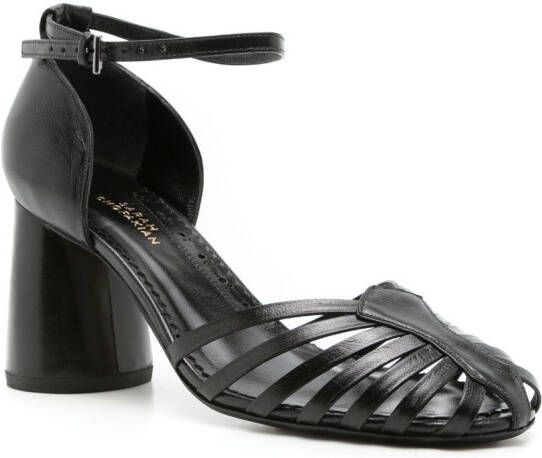 Sarah Chofakian 65mm Hilda caged sandals Black