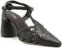 Sarah Chofakian 85mm braided leather sandals Black - Thumbnail 2