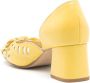 Sarah Chofakian Adrienne leather pumps Yellow - Thumbnail 3