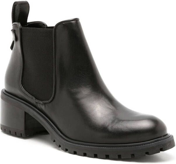 Sarah Chofakian Alexia leather boots Black