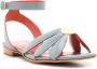 Sarah Chofakian Amelia leather sandals Orange - Thumbnail 2