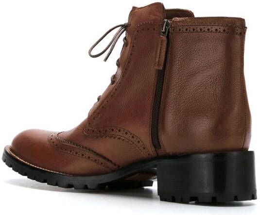 Sarah Chofakian ankle boots Brown
