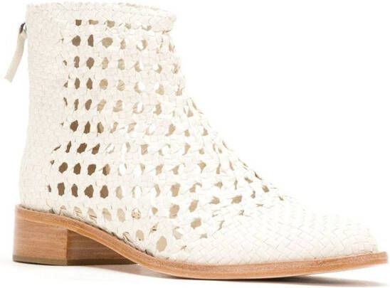 Sarah Chofakian ankle boots White