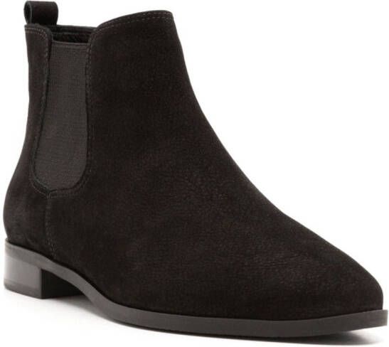 Sarah Chofakian ankle leather boots Black