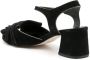 Sarah Chofakian Antonieta fringe-flap sandals Black - Thumbnail 3
