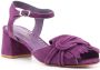 Sarah Chofakian Antonieta suede sandals Purple - Thumbnail 2