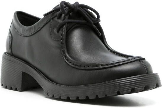 Sarah Chofakian Austine leather oxford shoes Black