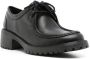 Sarah Chofakian Austine leather oxford shoes Black - Thumbnail 2
