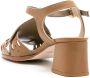 Sarah Chofakian Bastien 50mm leather sandal Brown - Thumbnail 3