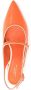 Sarah Chofakian Bertha 40mm pointed-toe leather pumps Orange - Thumbnail 4