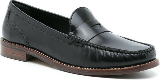 Sarah Chofakian Brighton leather loafers Black
