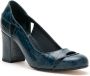 Sarah Chofakian Bruxelas leather shoes Blue - Thumbnail 2